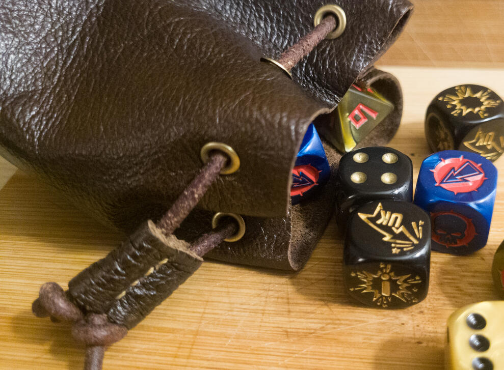 Made to order dice bag